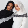 Lace Trim Cotton Modal Hijab