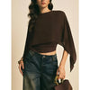 Chiffon Flutter Sleeve Crop Blouse