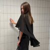 Layered Chiffon Cape Top