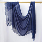 Lace Trim Cotton Modal Hijab