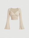 V-Neck Slim Fit Knit Base Shirt