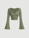 V-Neck Slim Fit Knit Base Shirt