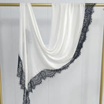 Lace Trim Cotton Modal Hijab