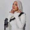 Lace Trim Cotton Modal Hijab