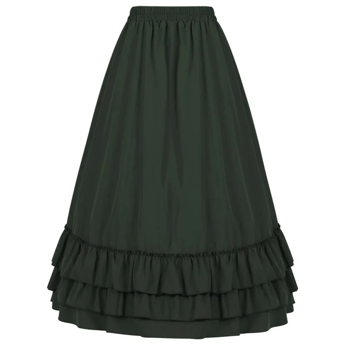 High Waist Victorian Ruffled Skirt – Gothic Steampunk
